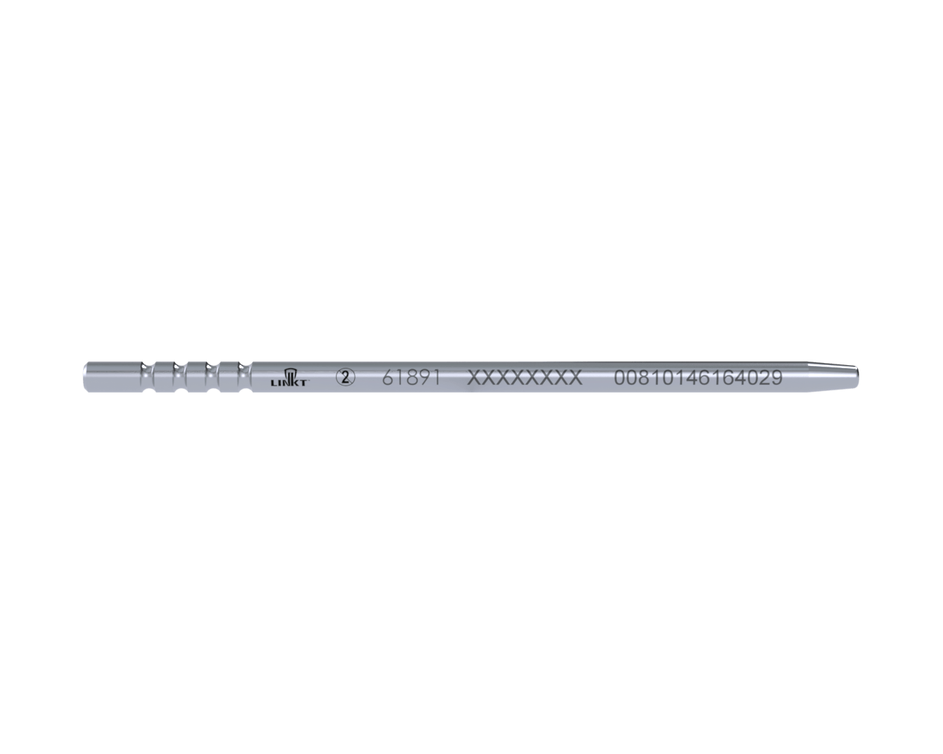 Trax LINKT&trade; locating pin used to guide accurate placement of compression staples in bone